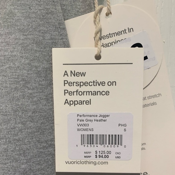 9. NWT Vuori performance joggers Size S - Picture 3 of 7